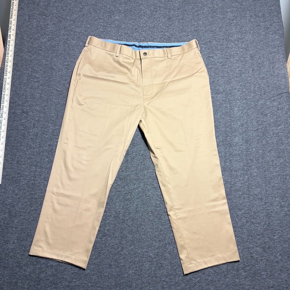 Brooks Brothers Clark Advantage Chino Pants Mens 40x29 Khaki Stretch Lightweight